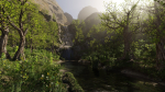 Small Waterfall Scene