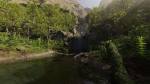 Small Waterfall Scene
