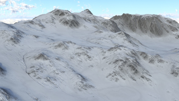 Snow landscape 01