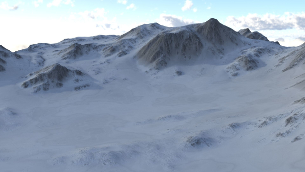 Snow landscape 01
