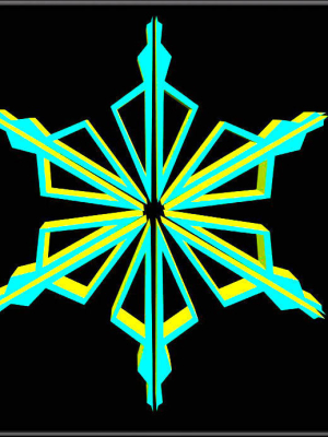 snowflake-04-3d-model-low-poly-obj-dae