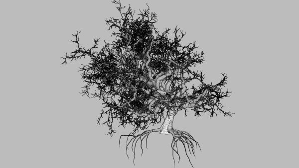 Spooky tree with pbr textures