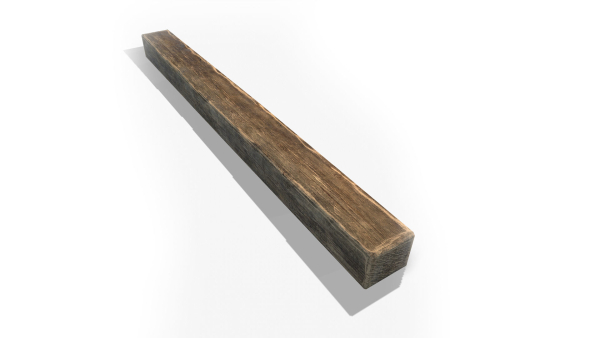 Square Wood Log