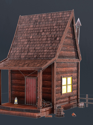 stilized-low-poly-cabin-3d-model-020b053741