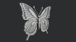 STL models for 3D printing and CNC butterfly