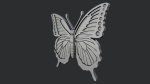STL models for 3D printing and CNC butterfly