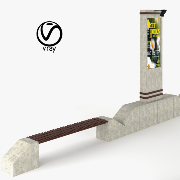Street bench