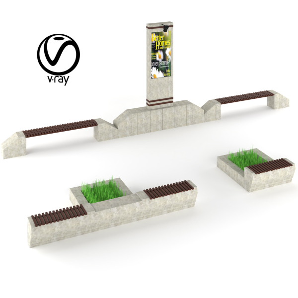 Street bench