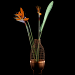 Strilicia in Grid Vase
