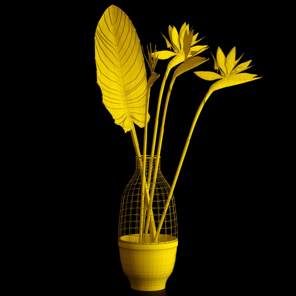 Strilicia in Grid Vase