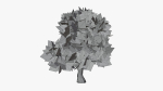 Stylized Cartoon Oak