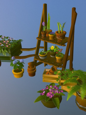 stylized-flower-pots-asset-3d-model-low-poly-obj-fbx-stl-blend-tbscene