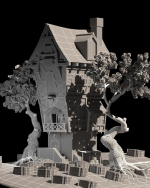 Stylized Forest Cottage