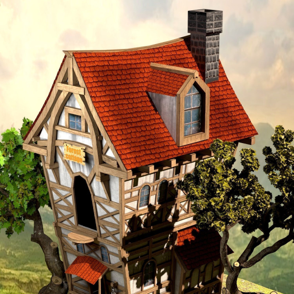 Stylized Forest Cottage