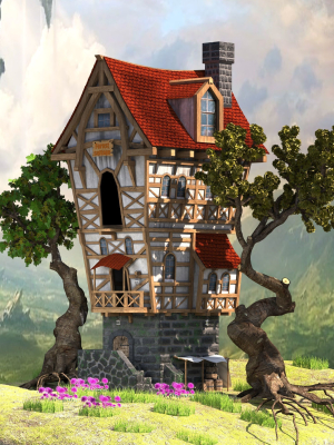 stylized-forest-cottage-3d-model-55c7938925