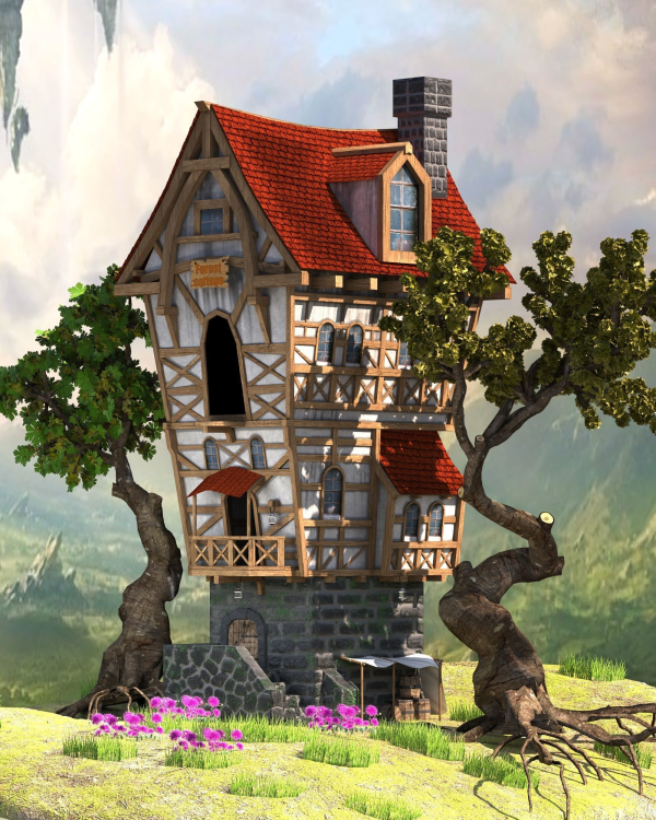 Stylized Forest Cottage