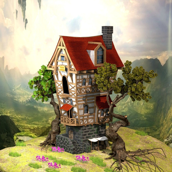 Stylized Forest Cottage
