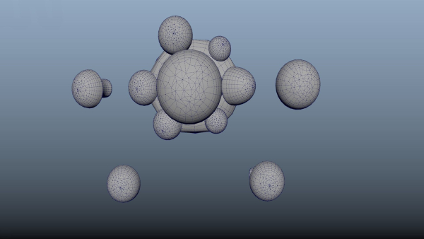 Stylized mushrooms  mycelium  game ready