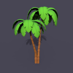 Stylized Palms LP Toon