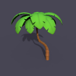 Stylized Palms LP Toon