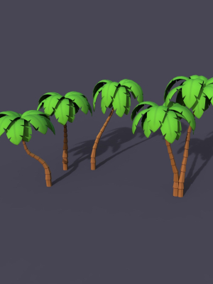 Stylized Palms LP Toon