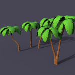 Stylized Palms LP Toon