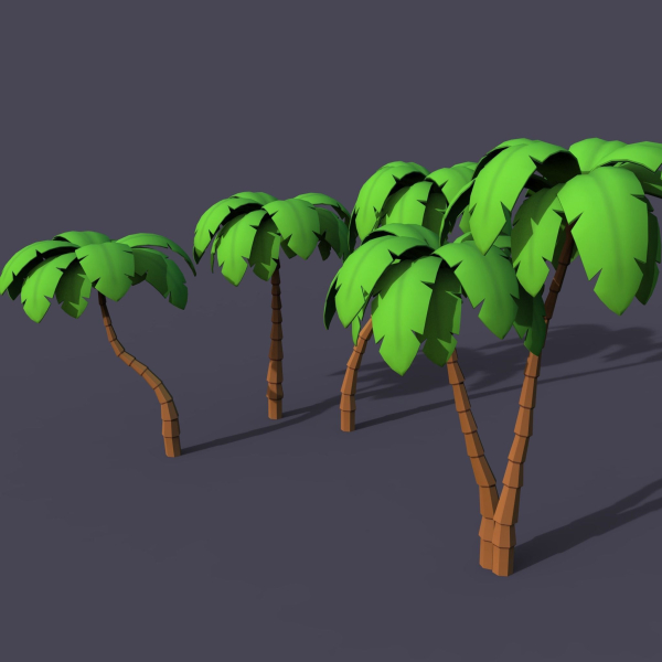 Stylized Palms LP Toon