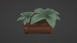 Stylized Plant and Flowers - Low Poly 3D Model