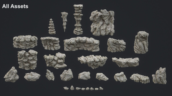 Stylized Rock Pack