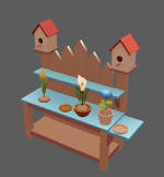 Stylized Vintage Garden Set
