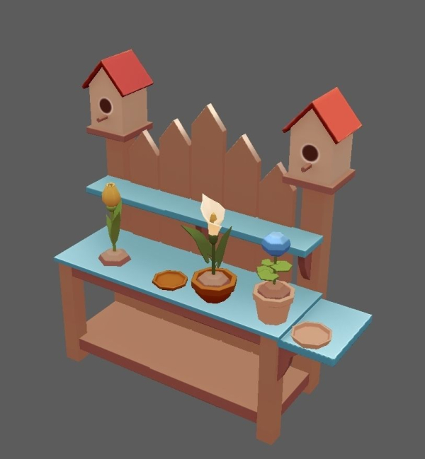 Stylized Vintage Garden Set