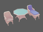 Stylized Vintage Garden Set
