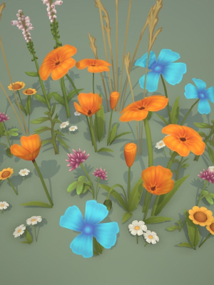 Stylized Wildflowers
