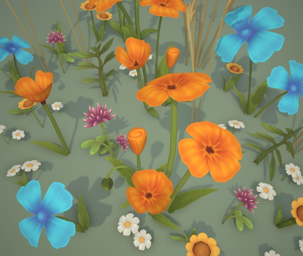 Stylized Wildflowers