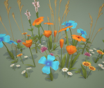 Stylized Wildflowers