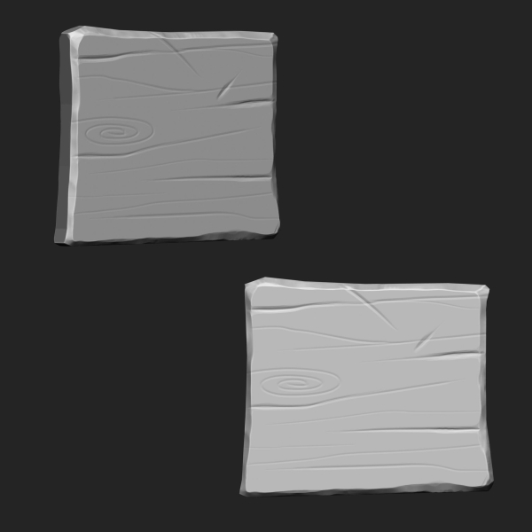 STYLIZED WOODEN PLANK MEGA PACK 4 IN ONE  73 BRUSHES