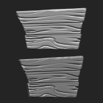 STYLIZED WOODEN PLANK MEGA PACK 4 IN ONE  73 BRUSHES