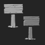 STYLIZED WOODEN PLANK MEGA PACK 4 IN ONE  73 BRUSHES