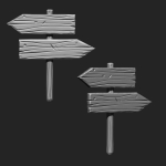 STYLIZED WOODEN PLANK MEGA PACK 4 IN ONE  73 BRUSHES