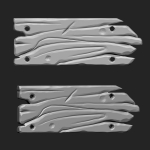 STYLIZED WOODEN PLANK MEGA PACK 4 IN ONE  73 BRUSHES