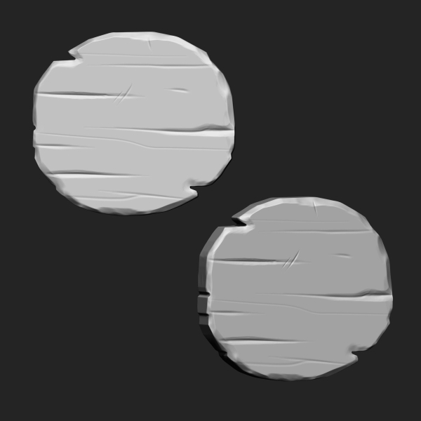 STYLIZED WOODEN PLANK MEGA PACK 4 IN ONE  73 BRUSHES