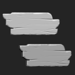 STYLIZED WOODEN PLANK MEGA PACK 4 IN ONE  73 BRUSHES