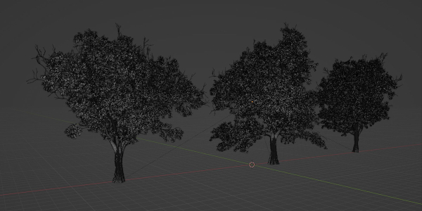 Summer Trees collection vol 226-Blender