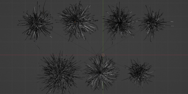 Summer Wild Grass collection vol 224-Blender