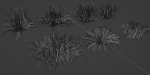Summer Wild Grass collection vol 224-Blender