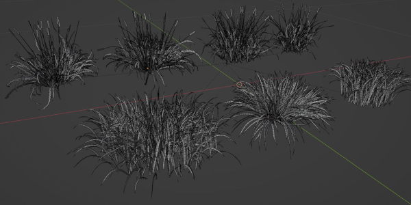 Summer Wild Grass collection vol 224-Blender
