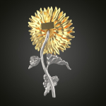 Sunflower Pendant