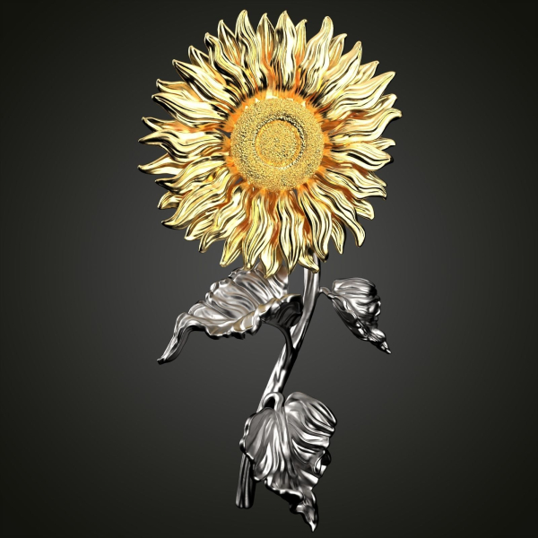 Sunflower Pendant