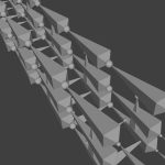 Suspension rope bridge animated