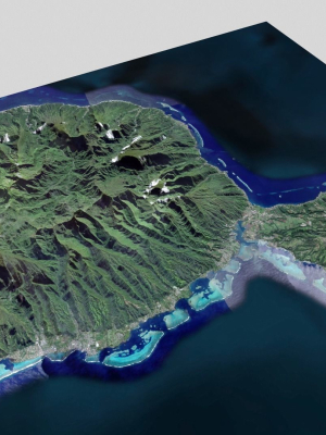 Tahiti island in French Polynesia